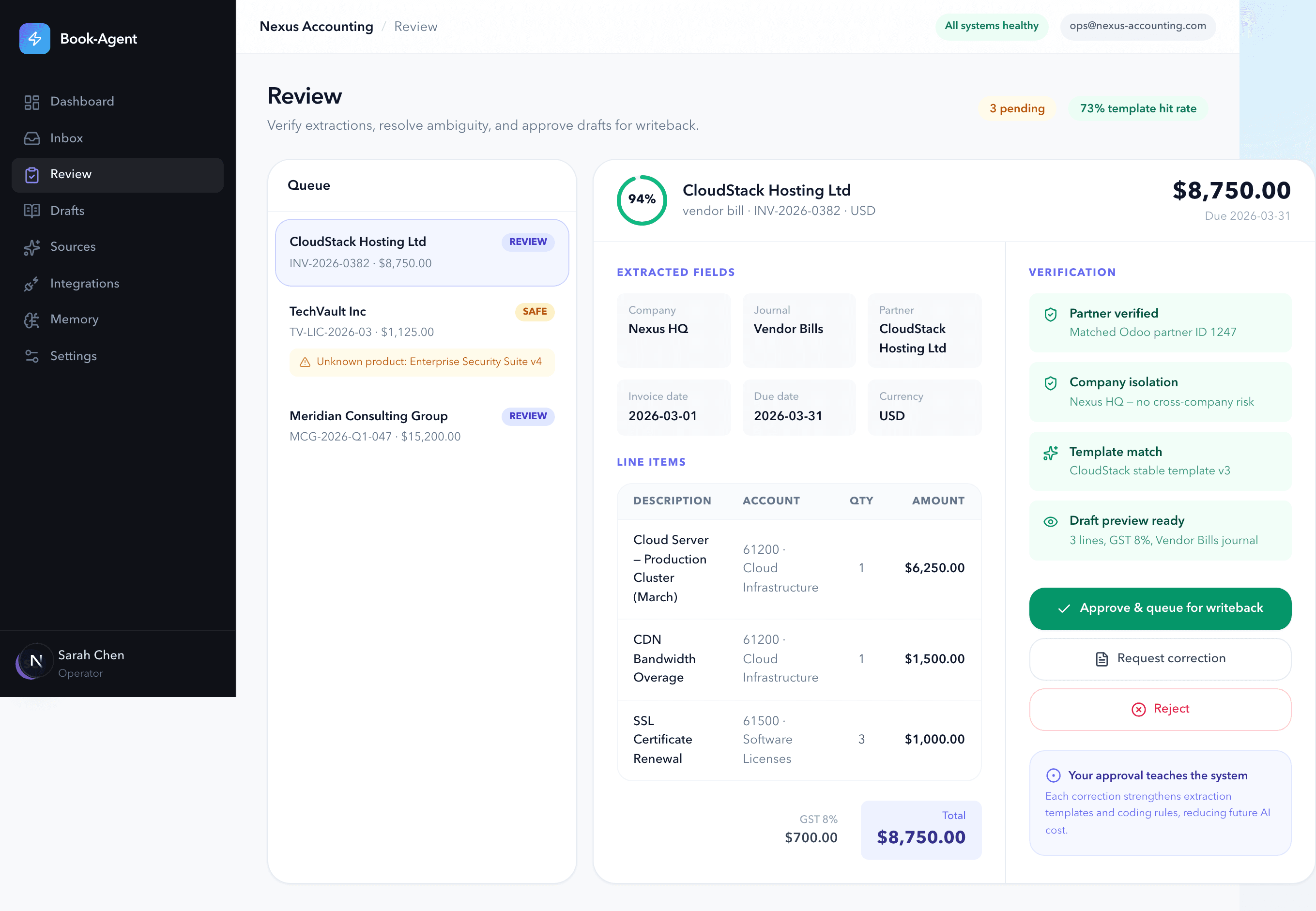 Book-Agent Review Workbench